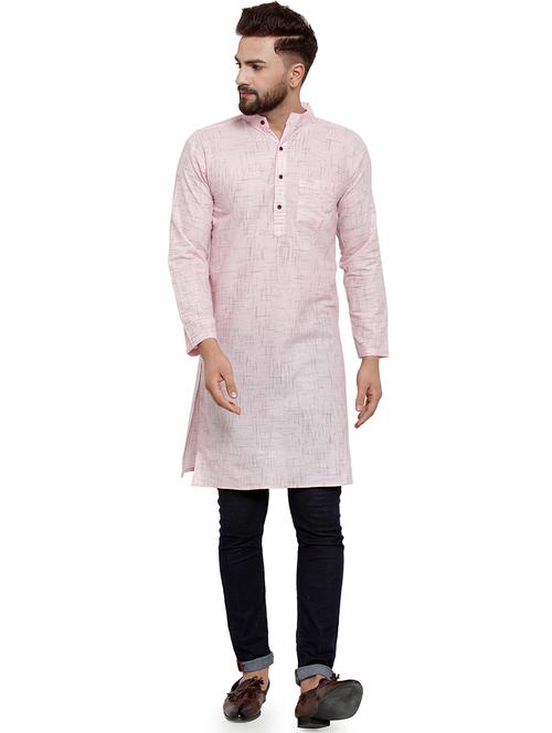 men mandarin neck solid long kurta - 21712094 - Very Small Image - 1