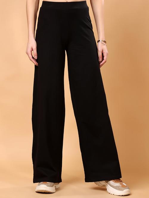 women solid wide leg trouser - 21712574 - Very Small Image - 1