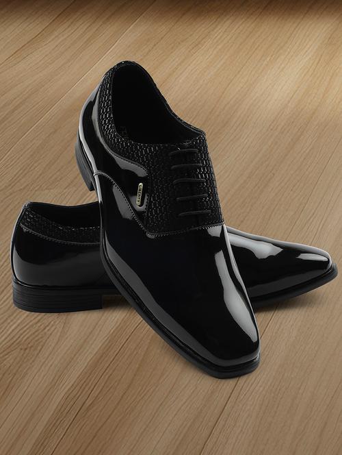 men black lace-up oxfords - 21714130 - Very Small Image - 1