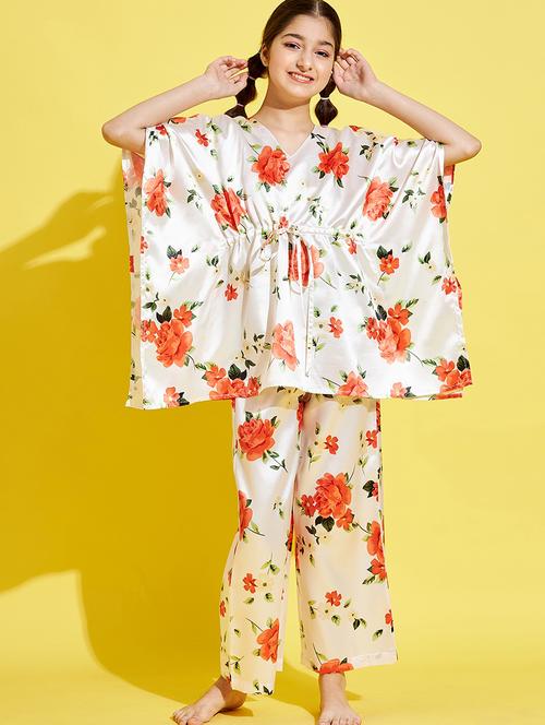 women printed nightwear pyjama set - 21715917 - Very Small Image - 1