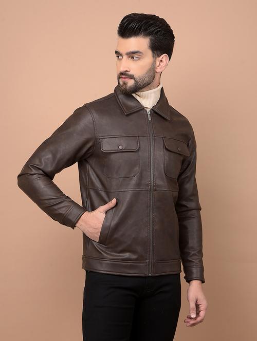 men long sleeves casual jacket - 21716511 - Very Small Image - 1