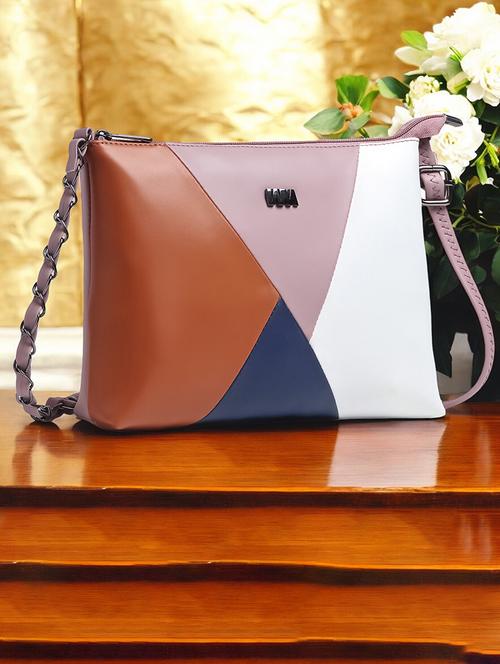 women color block sling bag - 21717053 - Very Small Image - 1
