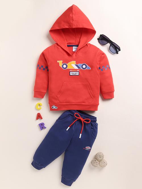 kids printed long sleeves co-ord set - 21717721 - Very Small Image - 1