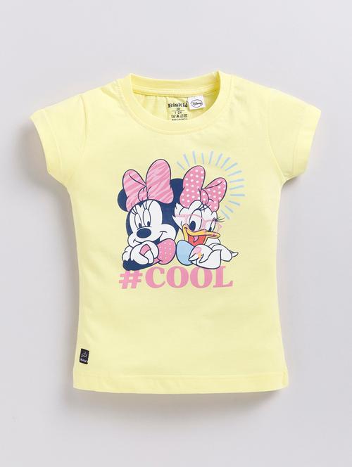 girls front print short sleeve tee - 21717740 - Very Small Image - 1