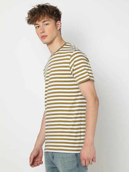 men striped short sleeve t-shirt - 21720311 - Very Small Image - 1