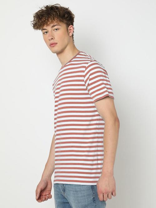 men striped short sleeve t-shirt - 21720313 - Very Small Image - 1