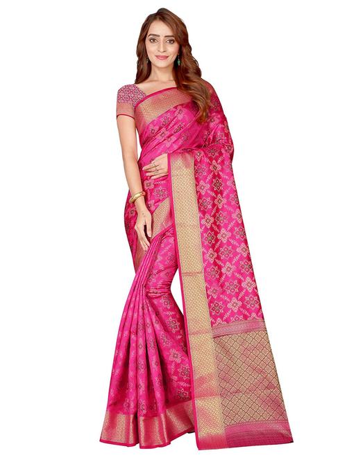 women self design bordered saree with blouse - 21722227 - Very Small Image - 1