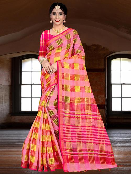 women self design handloom saree with blouse - 21722888 - Very Small Image - 1