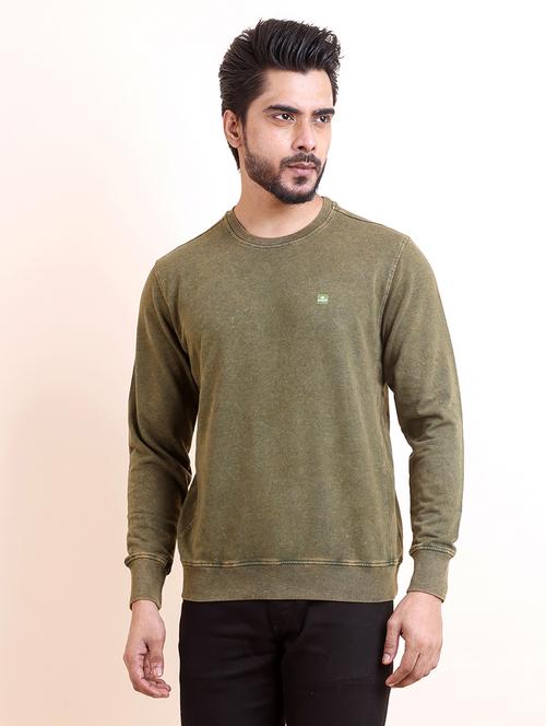 men long sleeves plain sweatshirt - 21724384 - Very Small Image - 1