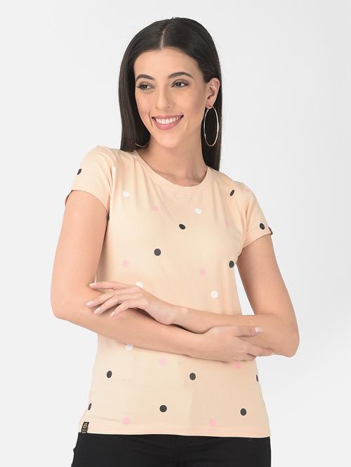 women printed round neck regular t-shirt - 21724450 - Very Small Image - 1