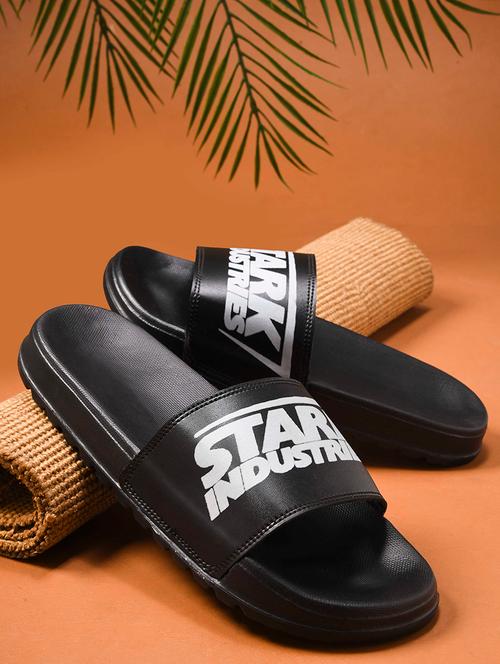 men printed slip on slider - 21725424 - Very Small Image - 1