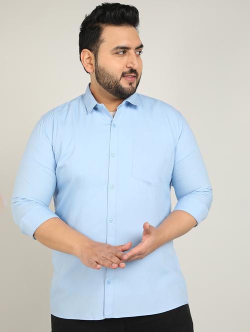 men solid long sleeve casual shirt - 21725457 - Very Small Image - 1