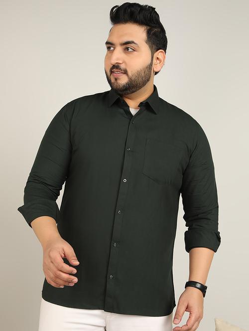 men solid long sleeve casual shirt - 21725462 - Very Small Image - 1