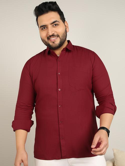 men solid long sleeve casual shirt - 21725463 - Very Small Image - 1