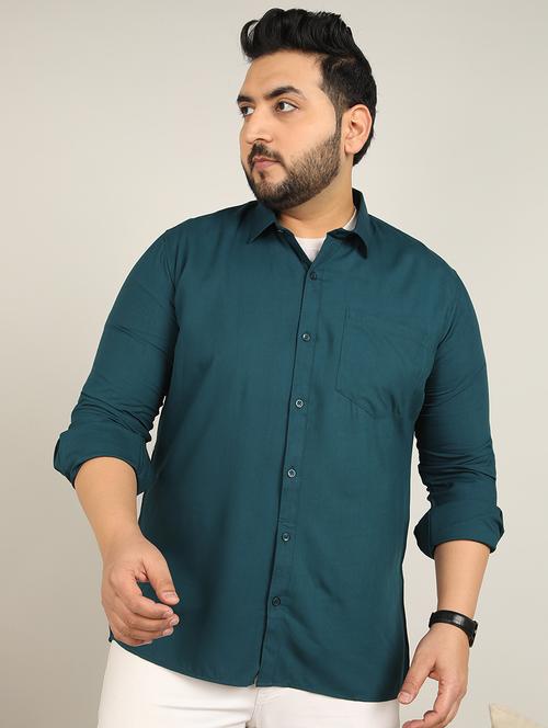men solid long sleeve casual shirt - 21725464 - Very Small Image - 1