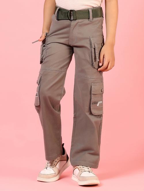 boys solid mid rise cargo - 21725748 - Very Small Image - 1