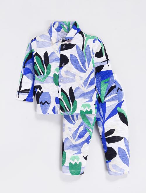 kids printed pyjama nightwear set - 21728214 - Very Small Image - 1