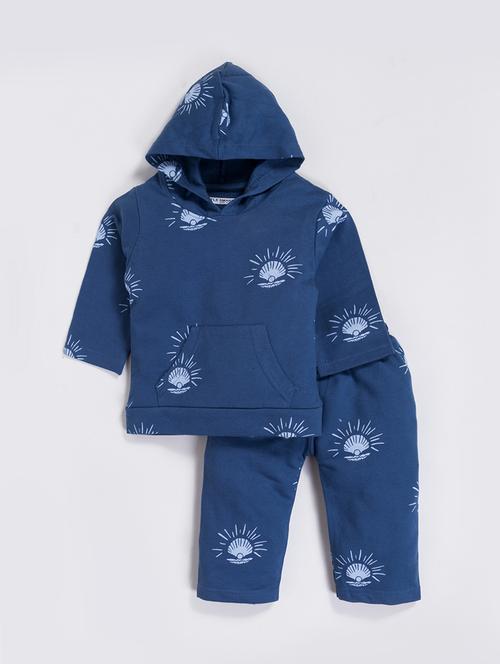 kids printed winter wear full length twin set - 21728223 - Very Small Image - 1