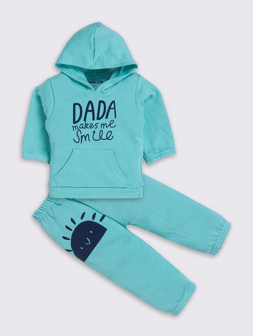 kids printed winter wear full length twin set - 21728225 - Very Small Image - 1