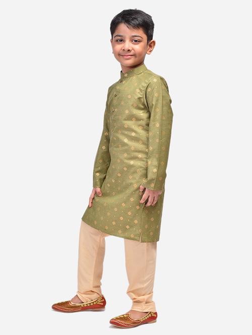 boys printed long sleeve kurta - 21728996 - Very Small Image - 1