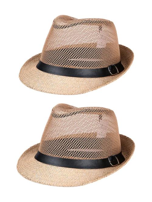 men pack of 2 solid sun hat - 21731263 - Very Small Image - 1