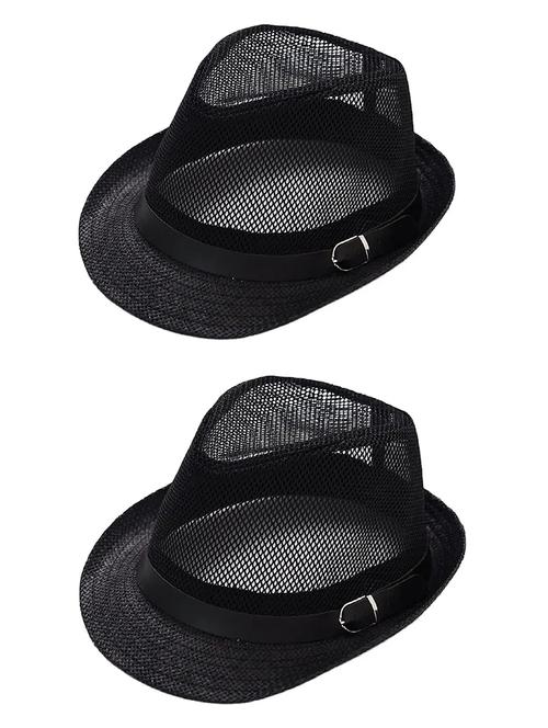 men pack of 2 solid sun hat - 21731267 - Very Small Image - 1