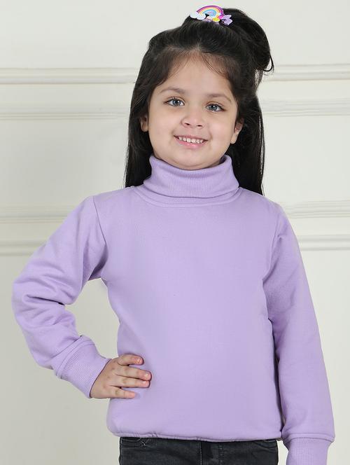 girls solid long sleeve sweatshirt - 21731988 - Very Small Image - 1