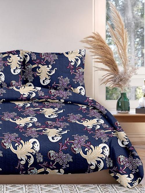 cortina premium bedsheet with 2 pillow covers - 21733718 - Very Small Image - 1