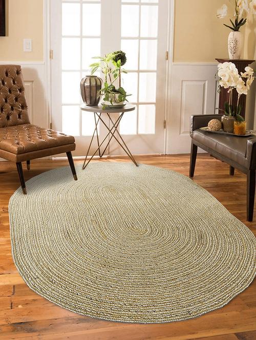 jute rug - braided reversible rug for living room bedroom - 21733752 - Very Small Image - 1