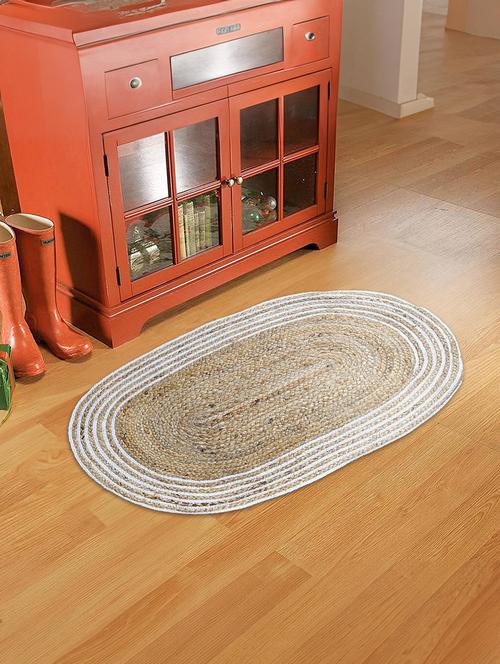jute rug - braided reversible rug for living room bedroom - 21733753 - Very Small Image - 1