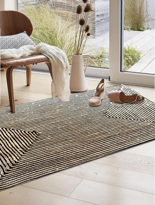 jute rug - braided reversible rug for living room bedroom - 21733772 - Very Small Image - 1