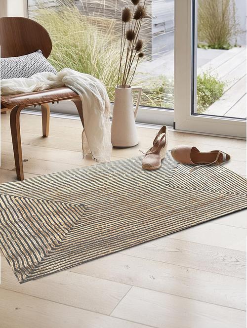 jute rug - braided reversible rug for living room bedroom - 21733793 - Very Small Image - 1