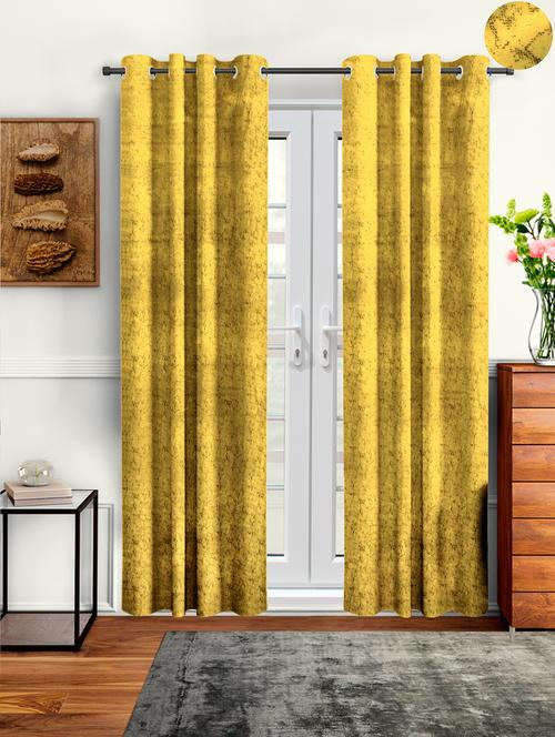 velvet door curtain pack of 2 - 21733827 - Very Small Image - 1