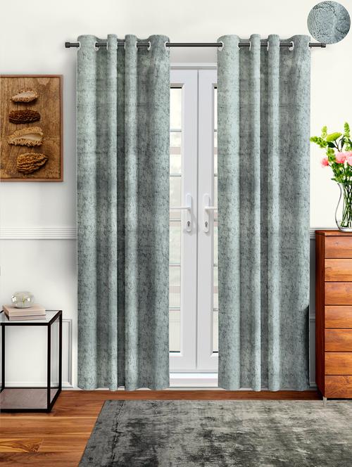 velvet door curtain pack of 2 - 21733830 - Very Small Image - 1