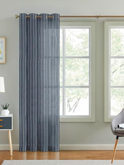 stylish and attractive printed curtains - set of 1 - 21733975 - Very Small Image - 1