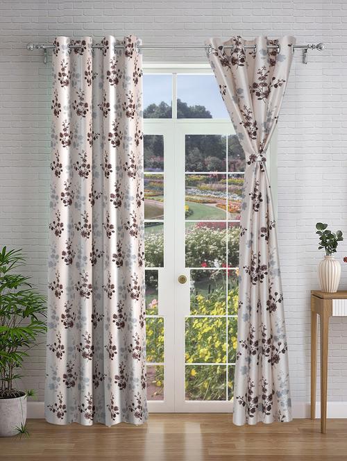 stylish and attractive printed curtains - set of 2 - 21733990 - Very Small Image - 1