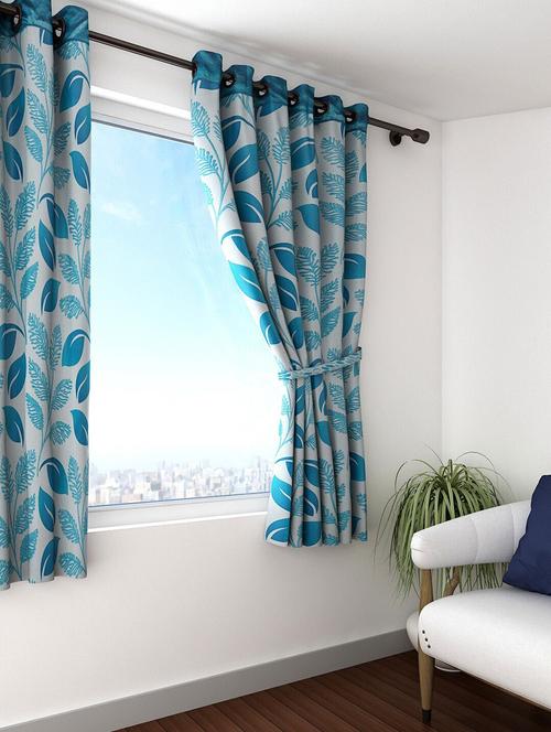stylish and attractive printed curtains - set of 2 - 21734004 - Very Small Image - 1