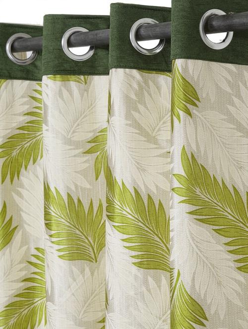 stylish and attractive printed curtains - set of 2 - 21734121 - Very Small Image - 1