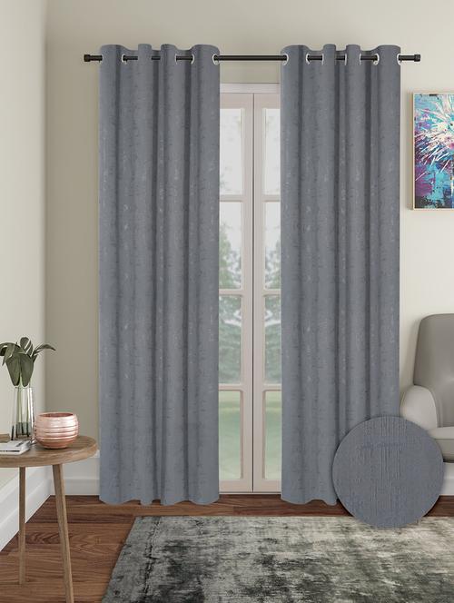 stylish and attractive printed curtains - set of 2 - 21734138 - Very Small Image - 1