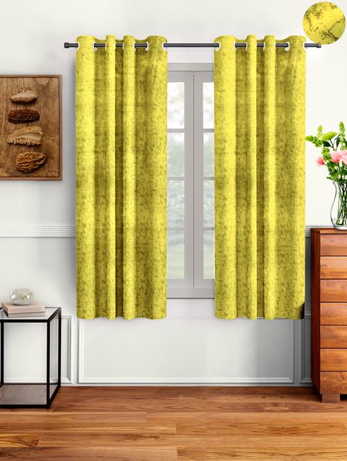 stylish and attractive printed curtains - set of 2 - 21734196 - Very Small Image - 1