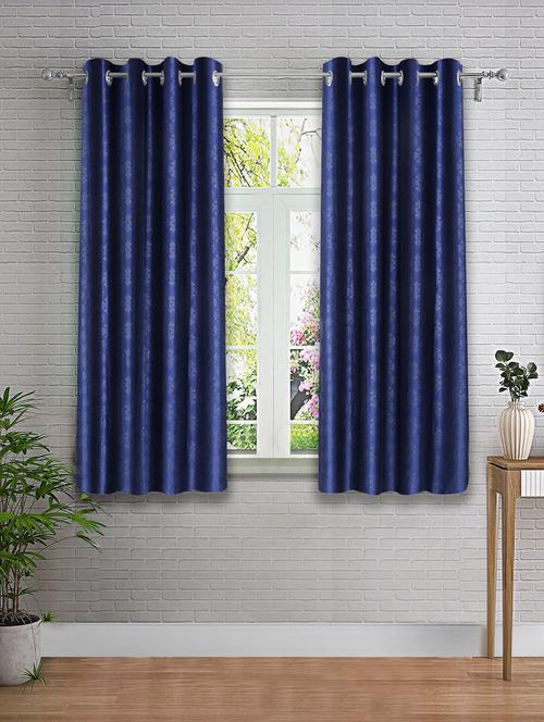 stylish and attractive self design curtains - set of 2 - 21734278 - Very Small Image - 1