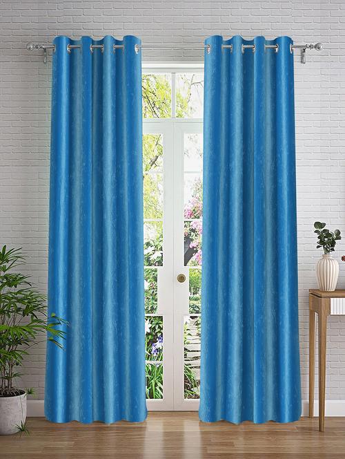 crush emboss design 2 door curtain - 21734294 - Very Small Image - 1