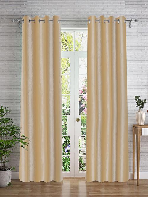 stylish and attractive self design curtains pack of 2 - 21734299 - Very Small Image - 1