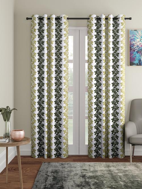 stylish and attractive printed curtains - set of 4 - 21734455 - Very Small Image - 1