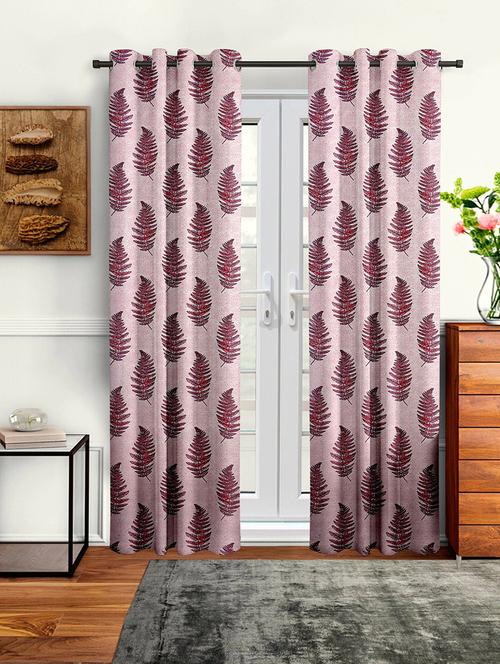 stylish and attractive printed curtains - set of 2 - 21734516 - Very Small Image - 1
