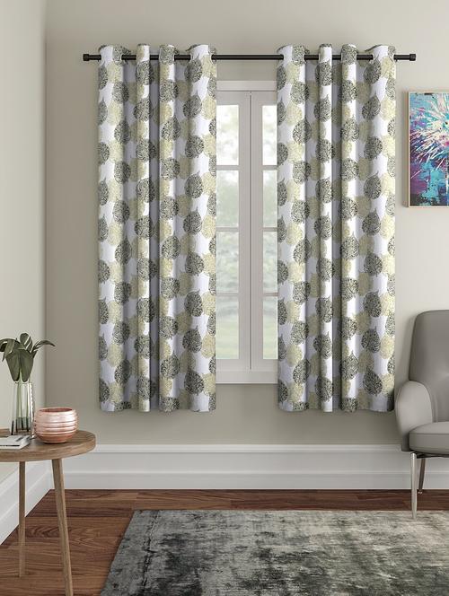 stylish and attractive printed curtains - set of 2 - 21734578 - Very Small Image - 1