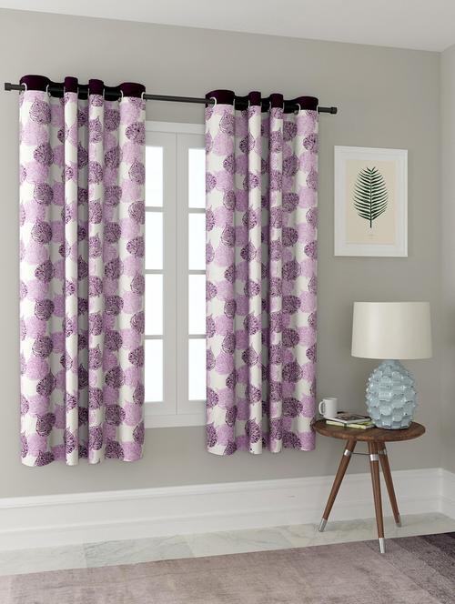 stylish and attractive printed curtains - set of 2 - 21734646 - Very Small Image - 1