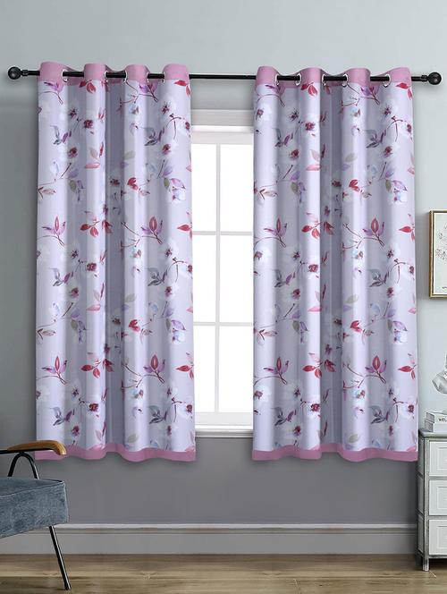 stylish and attractive printed curtains - set of 2 - 21734749 - Very Small Image - 1