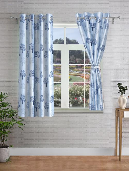 stylish and attractive printed curtains - set of 2 - 21734882 - Very Small Image - 1