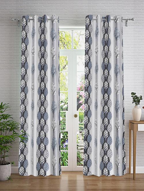 stylish and attractive printed curtains - set of 2 - 21734904 - Very Small Image - 1